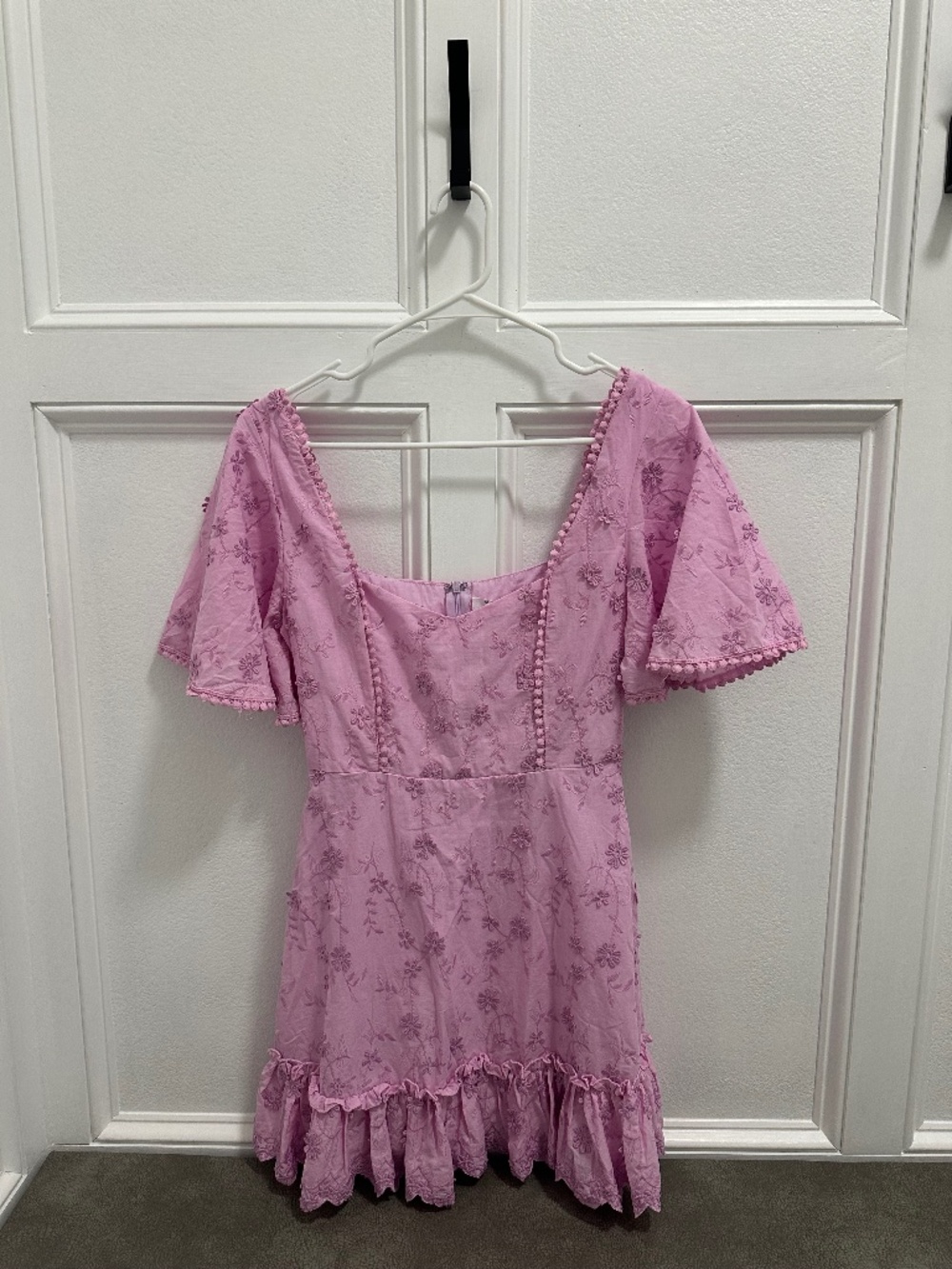 NWT Showpo Fancy A Spritz Mini Dress Lilac Square Neck Size [Size 4]